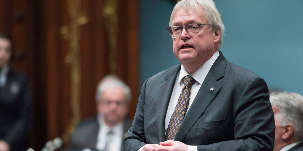 Gaétan Barrette à l'Assemblée nationale de Québec