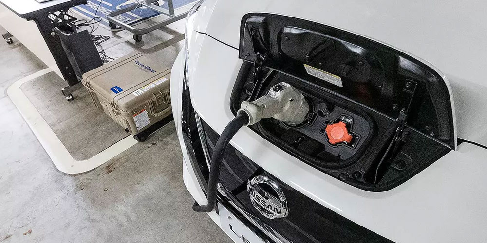 Prise de recharge d'auto électrique
