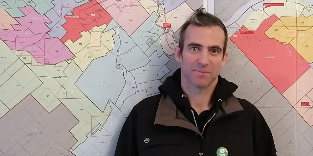 Patrick Kerr du Parti vert